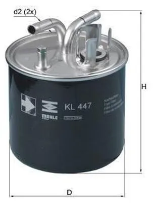 Zdjęcie produktu dla Filtr paliwa Mahle