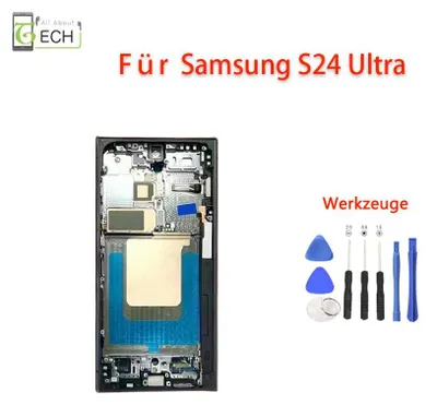 Produktbild von Für Samsung Galaxy S24 Ultra 5G S928B (OLED) LCD Display mit Rahmen Touchscre...