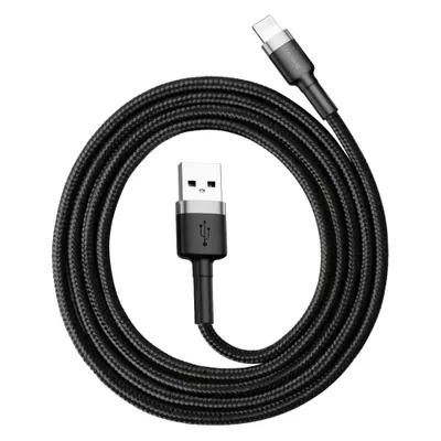 Zdjęcie produktu dla Kabel Do Ładowarek 2,4A 1M Szaro-Czarny