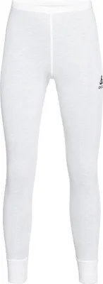 Weiße Leggings mit engem Schnitt und Odlo-Logo an der Seite