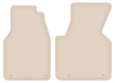 Produktbild von DURBAN Beige Velours-Fußmatten vorne für Volkswagen Transporter T4 Multivan Transporter (1993-2001)