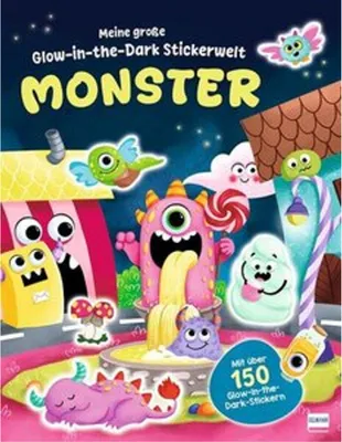 Immagine prodotto di Meine große Glow-in-the-Dark-Stickerwelt - Monster