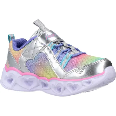 Produktbild von Zapatillas Niña SKECHERS HEART LIGHTS - RAINBOW LUX COLOR Silber SMLT
