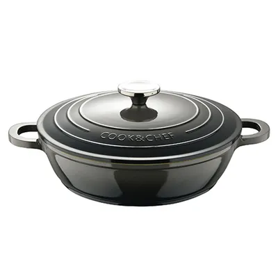 Immagine prodotto di Pentola con coperchio in vetro Bergner Excalibur Ø 24 cm in alluminio fuso 2,3 L