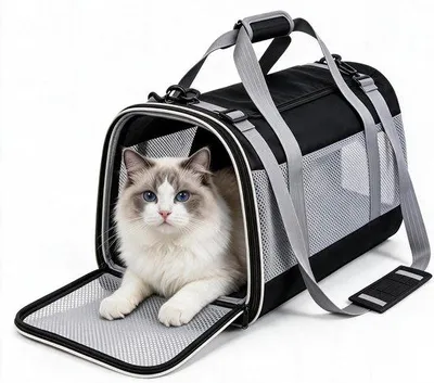 Zdjęcie produktu dla Torba transportowa dla kotów i psów 42 x 30 cm - oddychalny - składany - łatwy w transporcie - m-shop