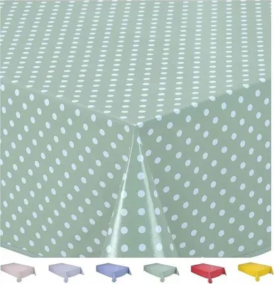 Produktbild von PVC-Tischdecke - saliegroen - 140 x 240 cm