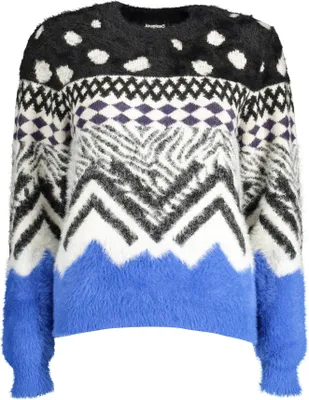 Produktbild von Desigual Langarmshirt SchwarzBlau Kontrast 22WWJF73 : Größe - 2XL Größe: 2XL