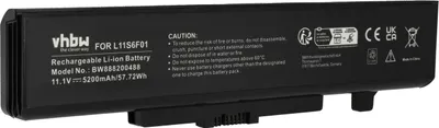 Produktbild von vhbw Akku kompatibel mit Lenovo ThinkPad Edge E540, E535, E545 Notebook (5200 mAh, 11,1 V, Li-Ion)