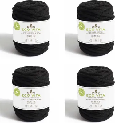 Produktbild von DMC Nova Vita, Schwarz, Baumwolle, 55 m, , 4 mm, 250 g