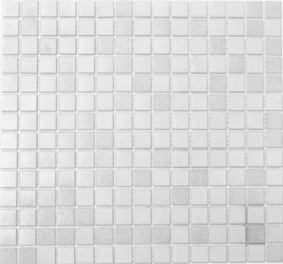 Produktbild von Mosaikfliese Glas weiß Wandfliesen Badfliese Duschrückwand Fliesenspiegel MOS52-0103