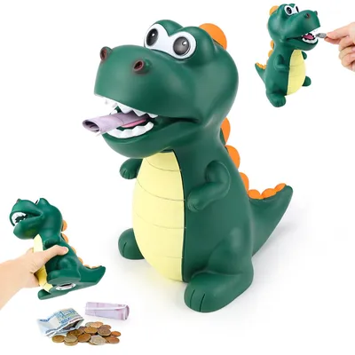 Obrázok produktu pre Dinosaura ako pokladnička pre deti, dinosaurus, pokladnička pre dievčatá a chlapci
