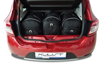 Produktbild von Dacia Sandero 2011-2020 Kofferraumtaschen Set 3 Stk