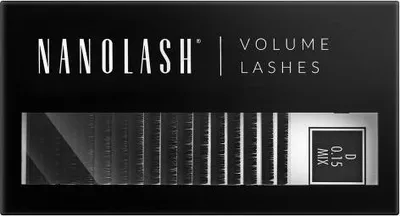 Produktbild von Nanolash Volume Lashes 0.15 D künstliche Wimpern 6-13 mm