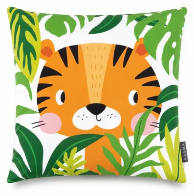 Produktbild von MAGMA Heimtex - Kissenhülle - Wildkids - Tiger - 45 x 45 cm