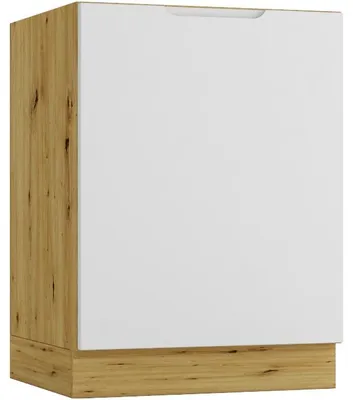 Imagen del producto de Mueble bajo lavabo D60ZL ELLEN 03 roble artisan / gris