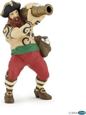Image de Papo Piraten en zeerovers Piraat met kanon 39439