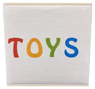Produktbild von Prendi Home Aufbewahrungsbox 30x30x30 cm faltbar – Kinderzimmer Stoffbox Motiv Bunt Spielzeug