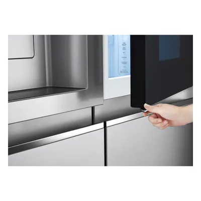 Produktbild von LG GSXV90BSAE Side-by-Side Kühlkombination Freistehend 635 l E Edelstahl