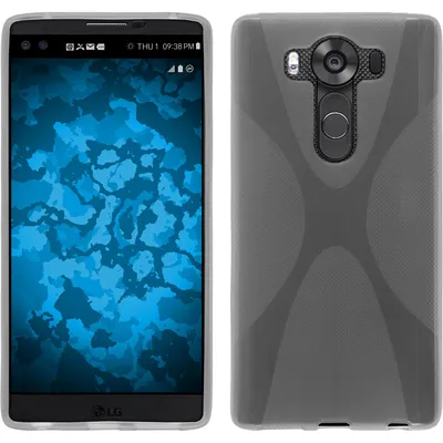 Produktbild von PhoneNatic Case kompatibel mit LG V10 - clear Silikon Hülle X-Style Cover