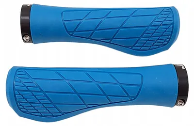 Produktbild von JET GR6639 Ergonomische Fahrradgriffe Blau mit Schraubmontage