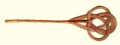 Produktbild von Teppichklopfer 77cm Weide lackiert