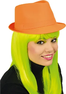 Produktbild von K10250920-24 neonorange Damen Herren Neon-Discohut