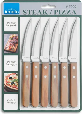 Zdjęcie produktu dla Amefa Pizza/Steak Messenset 6-delig