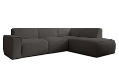 Image de AX LIVING Canapé L Forme Didim L Gris - 292 cm, élégant & confortable D