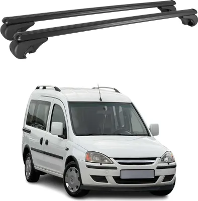 Produktbild von Dachträger für Opel Combo C 2001-2011 Gepäckträger Grundträger Alu Schwarz 2x