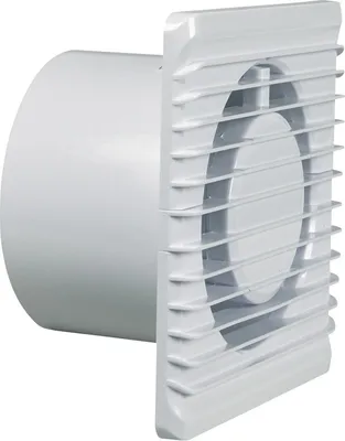 Produktbild von Wohnraumventilator easyPART 1000030750-000 Wandlüfter Wandeinbaulüfter Lüfter Lüftung Belüftung 100erR weiß für Feuchträume Wand Bad Toilette