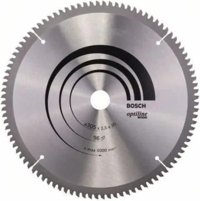 Immagine prodotto di Lama circolare, BOSCH 305 x 30 x 2,5 mm, 96 denti, metallo duro, per legno