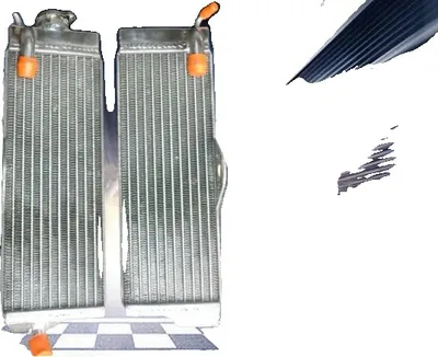 Image de Radiateur HONDA CR500, construction en aluminium, ajustement précis, refroidissement efficace