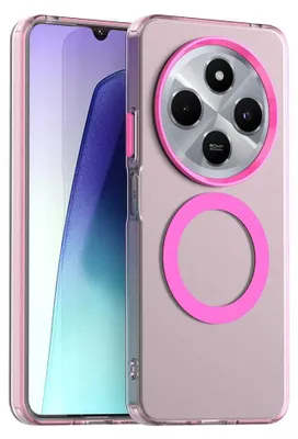 Zdjęcie produktu dla Techsuit - CandyCase MagSafe Etui na Xiaomi Redmi 14C / Poco C75 - różowe