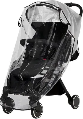 Produktbild von Kinderwagen Regenschutz – Universal Regenverdeck für Kinderwagen und Buggy – Wasserdicht und winddicht – Faltbar – Schutz vor Regen, Schnee, Sonne