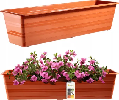 Zdjęcie produktu dla KADAX Doniczka Balkonowa 60cm Skrzynka Na Kwiaty