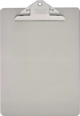 Produktbild von MAUL Klemmbrett MAULsteel A4 Hochformat Edelstahl Metall silber