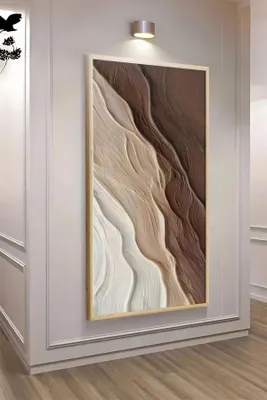 Productafbeelding van Wallity, elegante MDF-schilderijen met een lijst van 100% massief hout, 120 x 50 cm