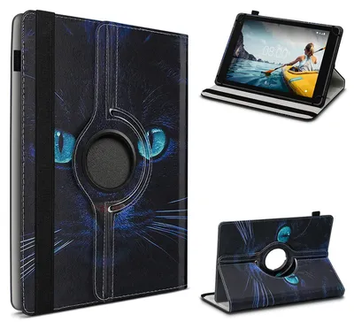 Produktbild von Tablet Hülle für Vale V11E LTE-4128 Tasche Schutzhülle Case 360° Drehbar CoverFarbe 360 Uni:Motiv 3