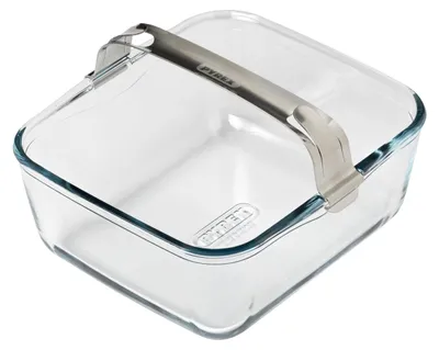 Obrázok produktu pre Pyrex 301U300, Univerzálna zapekacia misa, Štvorec, Sklo, Borokremičité sklo, 4 osôb, Priehľadná, -40 - 350 °C