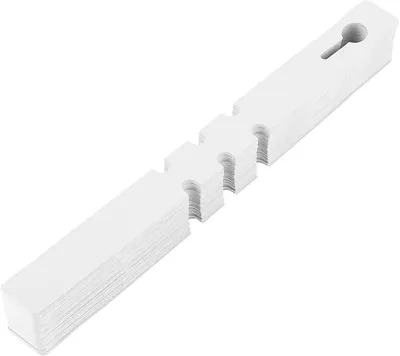Produktbild von PolkaHome® Pflanzenanhänger, 100 Stück, wasserfest, wiederverwendbar, PVC, für Garten, Gewächshaus, Baumschule, Weiß
