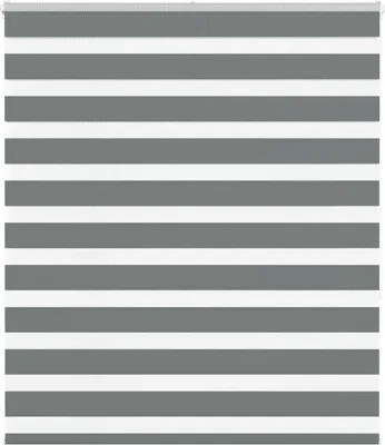 Obrázek produktu pro Maison Exclusive – dvojitá roleta tmavě šedá 120 x 150 cm, šířka látky 115,9 cm, polyester