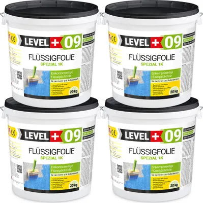 Produktbild von Dichtfolie 80kg Flüssigfolie Bad und Balkon Abdichtung Wasserdicht LEVEL+ RM09