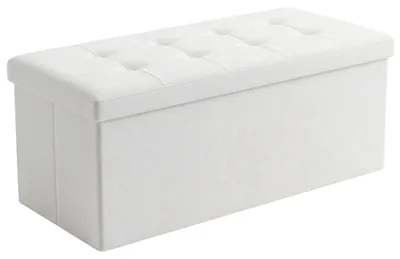 Produktbild von Rechteckiger Hocker mit Stauraum, faltbar, 110 × 38 × 38 cm