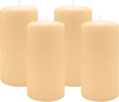 Produktbild von 2er Set Adventskranzkerzen Beige Ø 100 x 250 mm