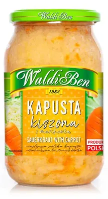 Produktbild von WaldiBen "Kapusta" Sauerkraut mit Karotten 850g