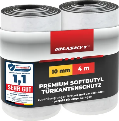 Produktbild von HASKYY 2x Rollen 200x25x0,10 cm Türkantenschoner Selbstklebend & Wasserdicht