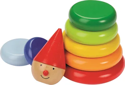 Produktbild von Goki Stapel-Magnet-Männchen Nimo, 1 Jahr(e), Holz, Mehrfarbig