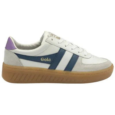 Produktbild von Gola Grandslam Elite Damen Leder-Sneaker White/Moonlight/Lavender/Gum, CLB621-WA