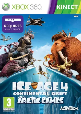 Produktbild von Activision L'Age de Glace 4 : La Dérive des Continents – Jeux de l’Arctique, Xbox 360, E (Jeder), Physische Medien