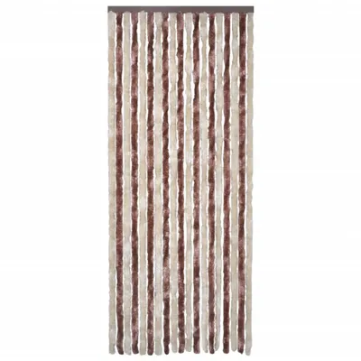 Produktbild von Insektenschutz-Vorhang Beige und Hellbraun 56x200 cm Chenille